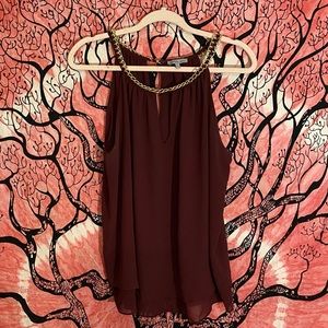 Chain Neck Halter Top